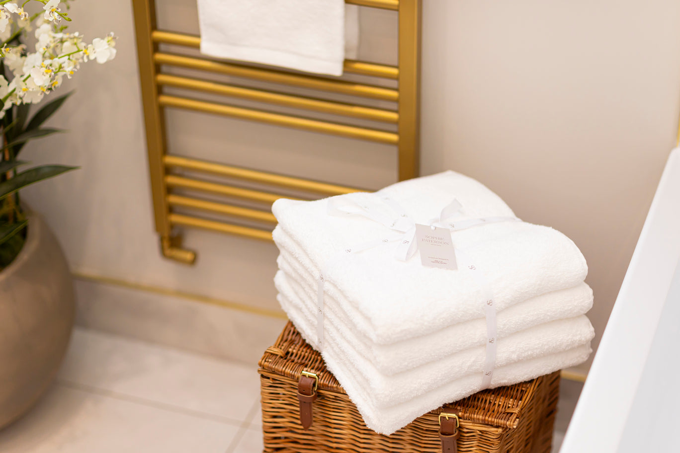 Herringbone Bath Towel