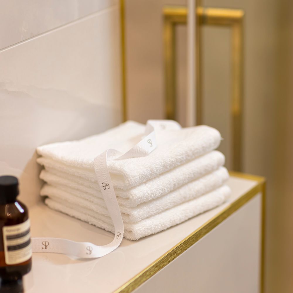 Whispering Oak Herringbone Face Cloth