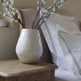 Brora Oxford Pillowcases with Taupe Cord