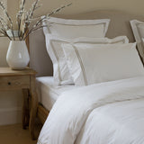 Brora Duvet Cover with Taupe Cord