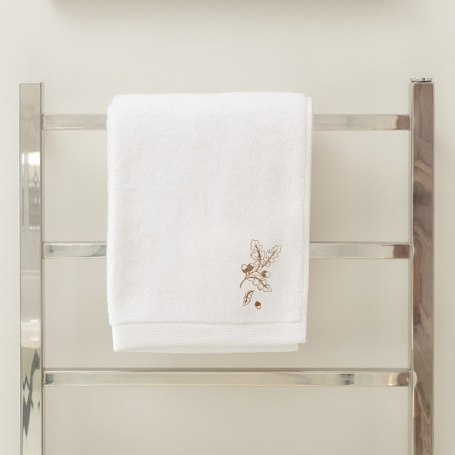 Whispering Oak Herringbone Hand Towel