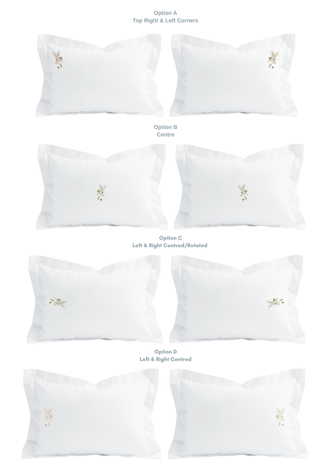 Whispering Oak Corded Oxford Pillowcase