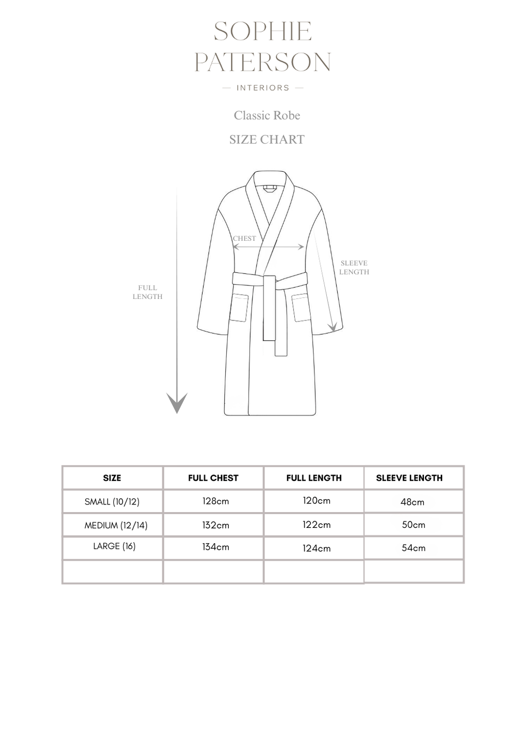 Classic Towelling Robe