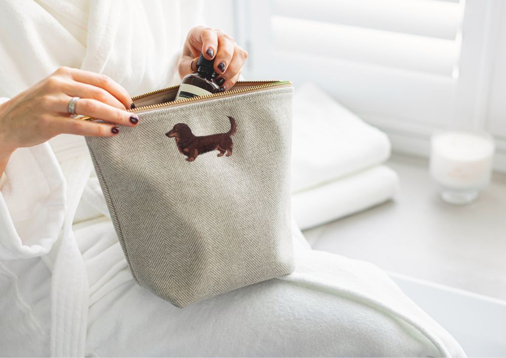 Sophie Paterson and Gilly Nicolson Maison Pip Herringbone Washbag