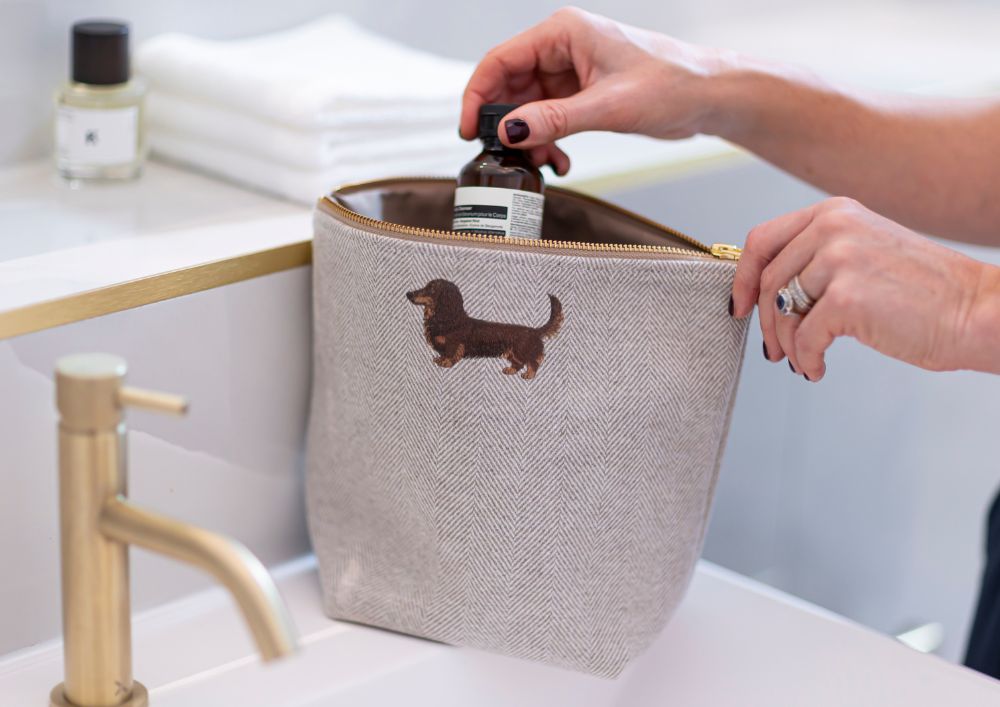 Sophie Paterson and Gilly Nicolson Maison Pip Herringbone Washbag