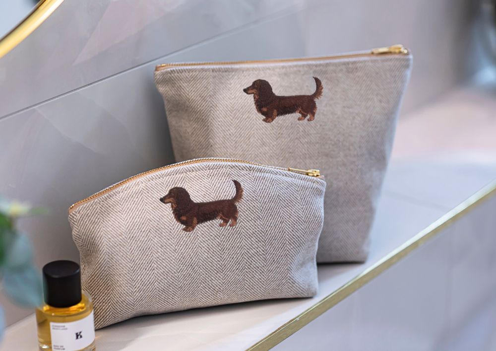 Sophie Paterson and Gilly Nicolson Maison Pip Herringbone Washbags