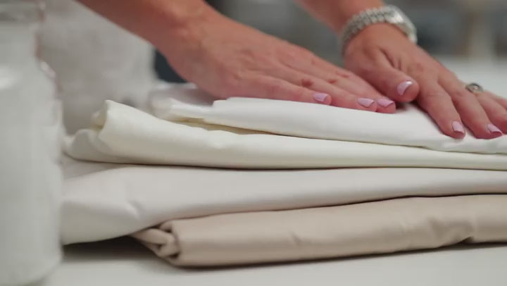 Neutral Sateen Sheeting 