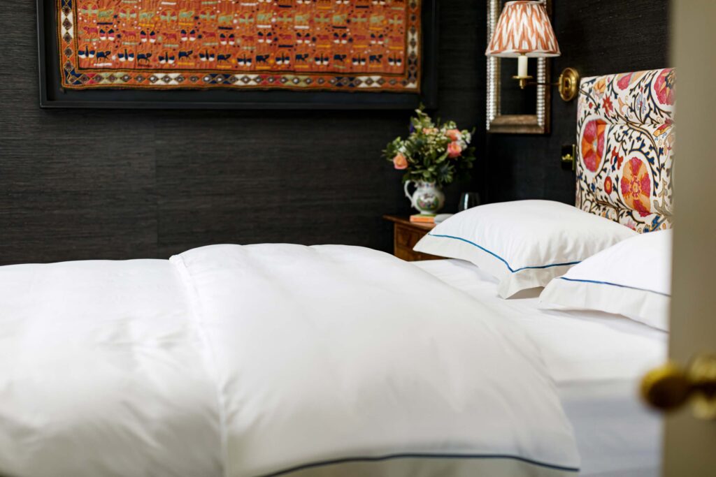 Linden bed linen with duvet cover and pillowcases